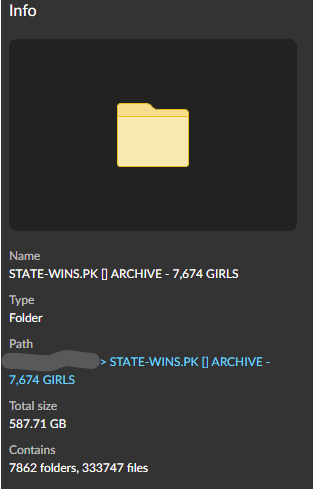 Statewins Archive Leaks - 7,674 Girls [587 GB] [UPDATED 31.JAN.2026]