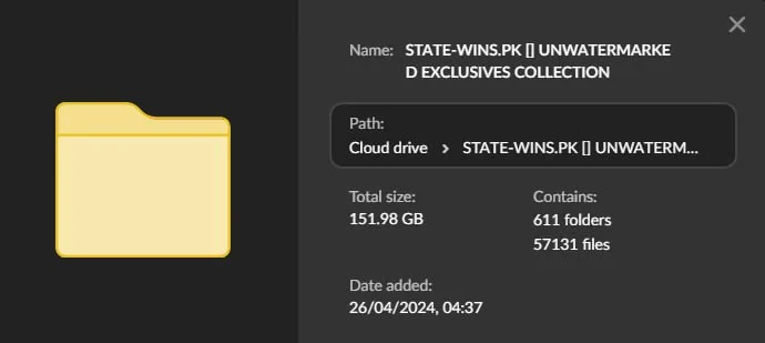 Unwatermarked Exclusives Leaks - 581 Girls [152 GB]