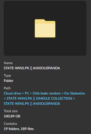 AnxiousPanda OMEGLE Leaks - 189 Girls [100 GB]