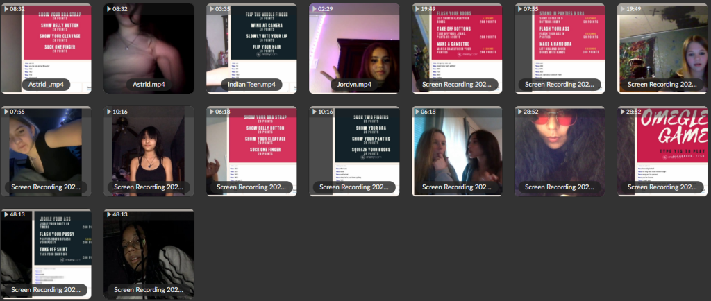 AnxiousPanda OMEGLE Leaks - 189 Girls [100 GB]