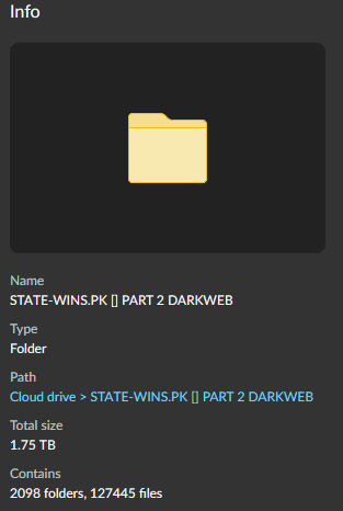 [PART 2] DARKWEB Leaks - [1,755 GB]