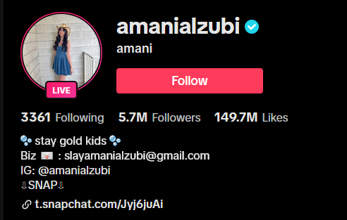Amani Alzubi (TikTok)